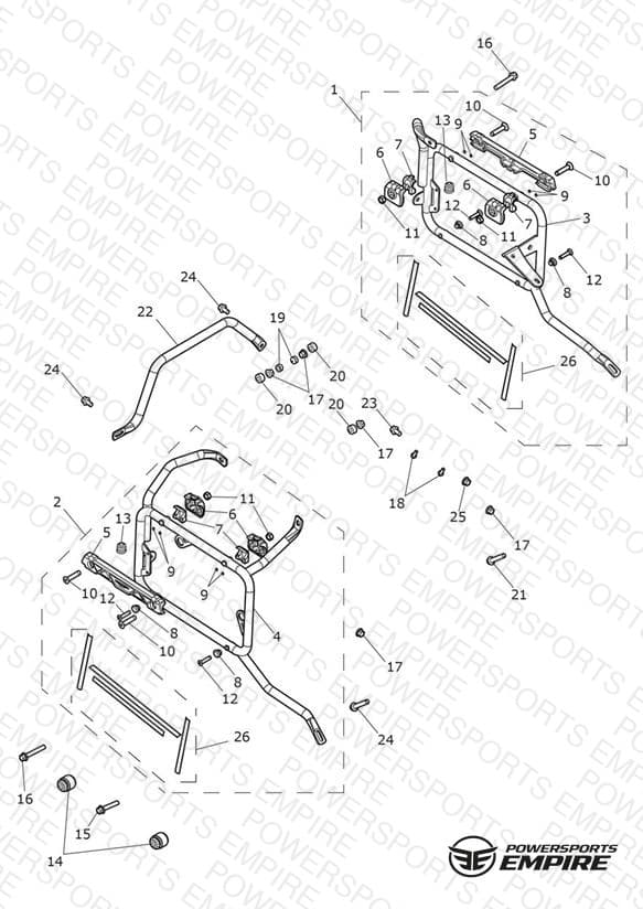 Mounting Frame, Panniers