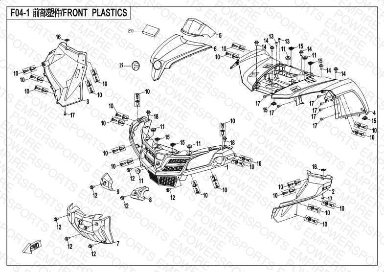 F04-1 — FRONT PLASTICS