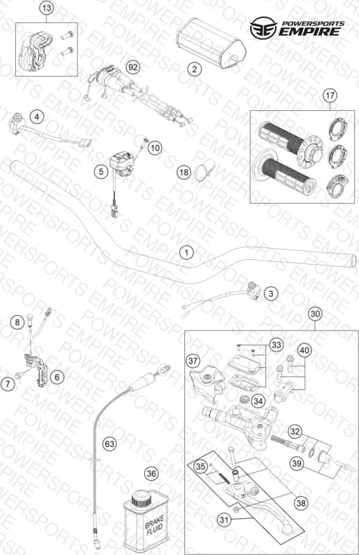 HANDLEBAR, CONTROLS