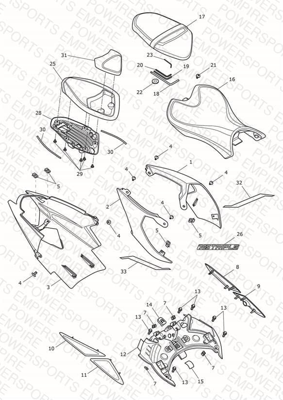 Rear Bodywork & Seat