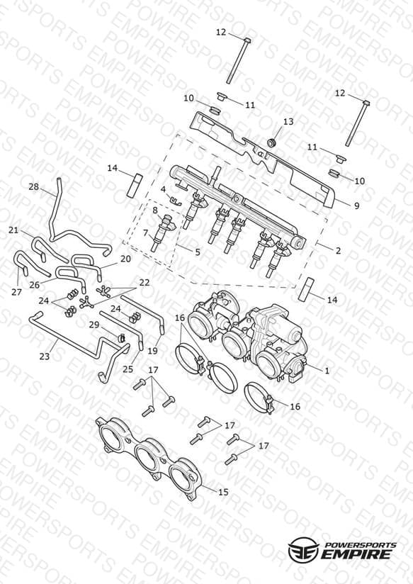 Throttles, Injectors & Fuel Rail