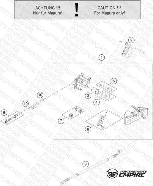 REAR BRAKE CALIPER