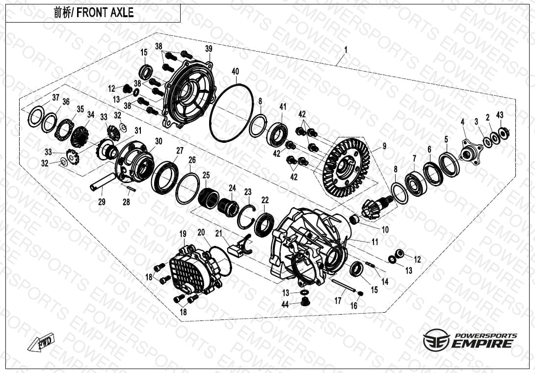 F31 — FRONT AXLE