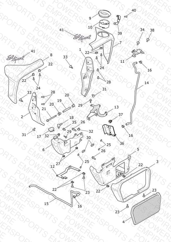 Radiator Cowls & Expansion Tank