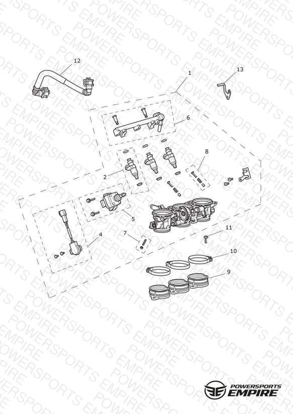 Throttles, Injectors and Fuel Rail