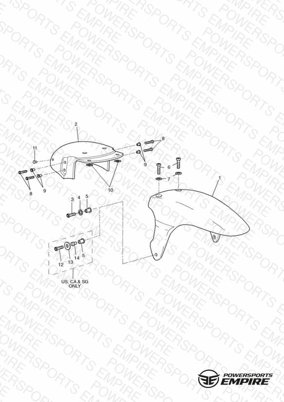 Front Mudguard