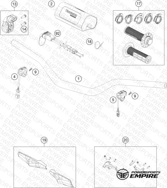 HANDLEBAR, CONTROLS