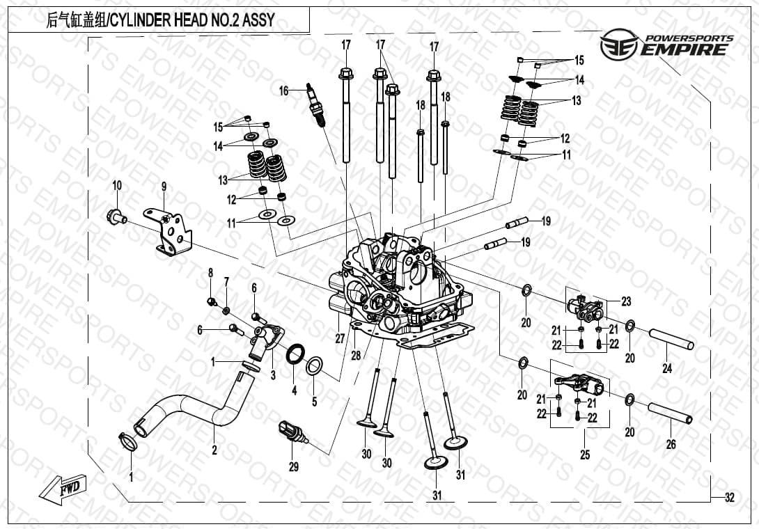E02-6 — CYLINDER HEAD NO.2 ASSY