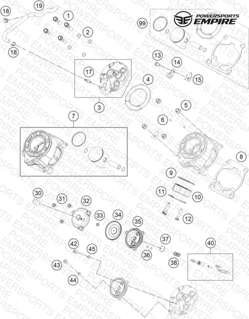CYLINDER, CYLINDER HEAD