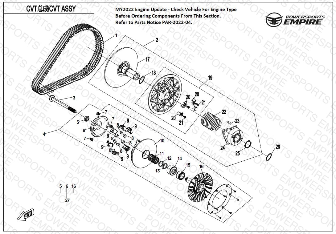 E43 — CVT ASSEMBLY (CvTech)