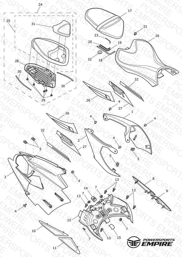 Rear Bodywork & Seat
