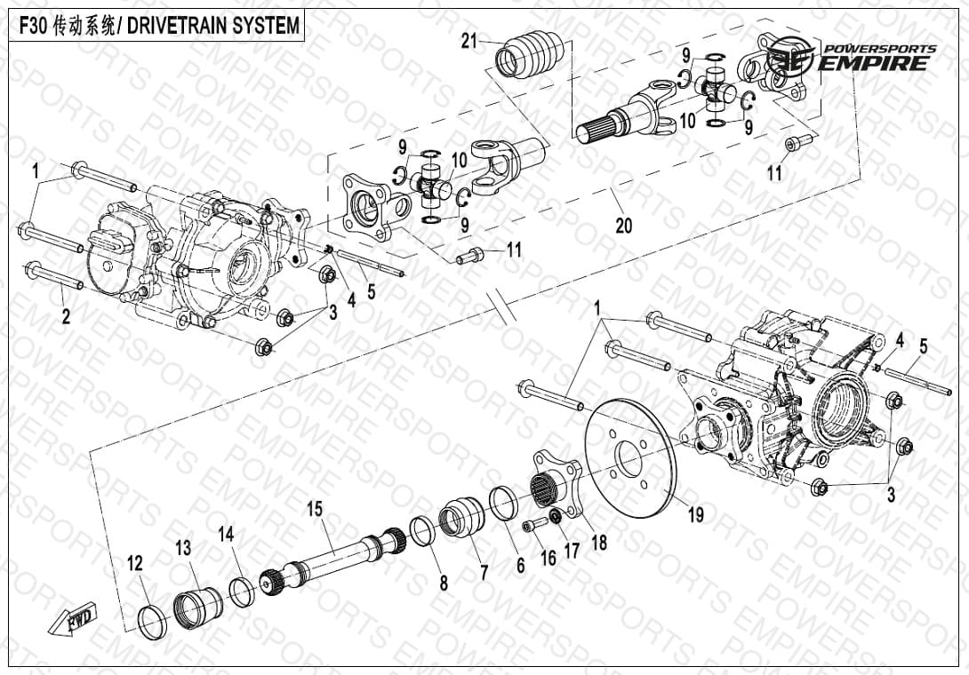 F30 — DRIVETRAIN SYSTEM