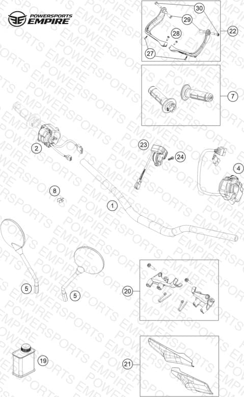 HANDLEBAR, CONTROLS