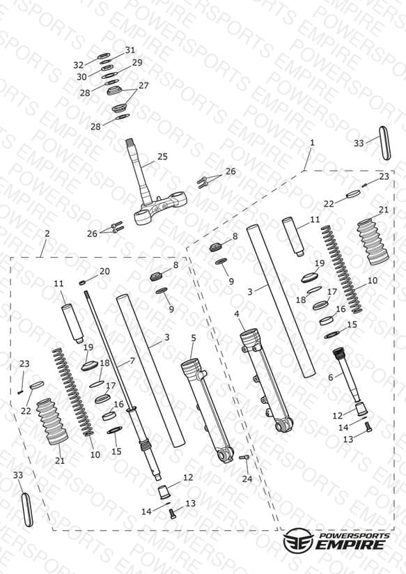 Front Forks & Lower Yoke
