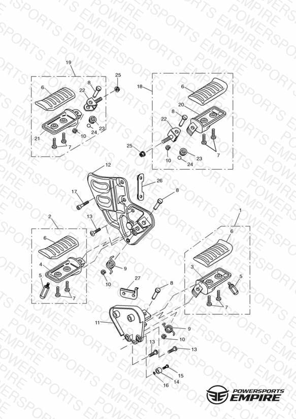 Footrests & Mountings