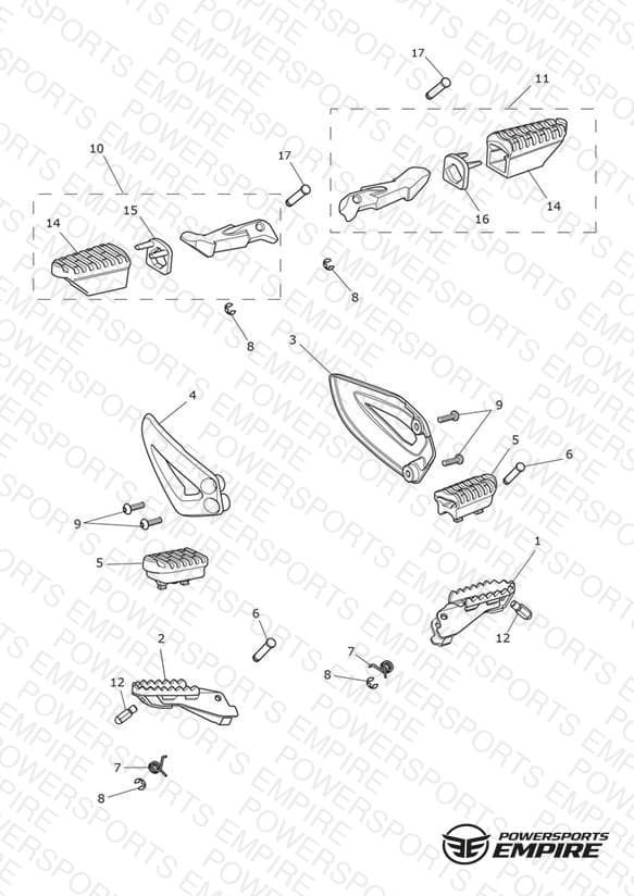 Footrests & Mountings