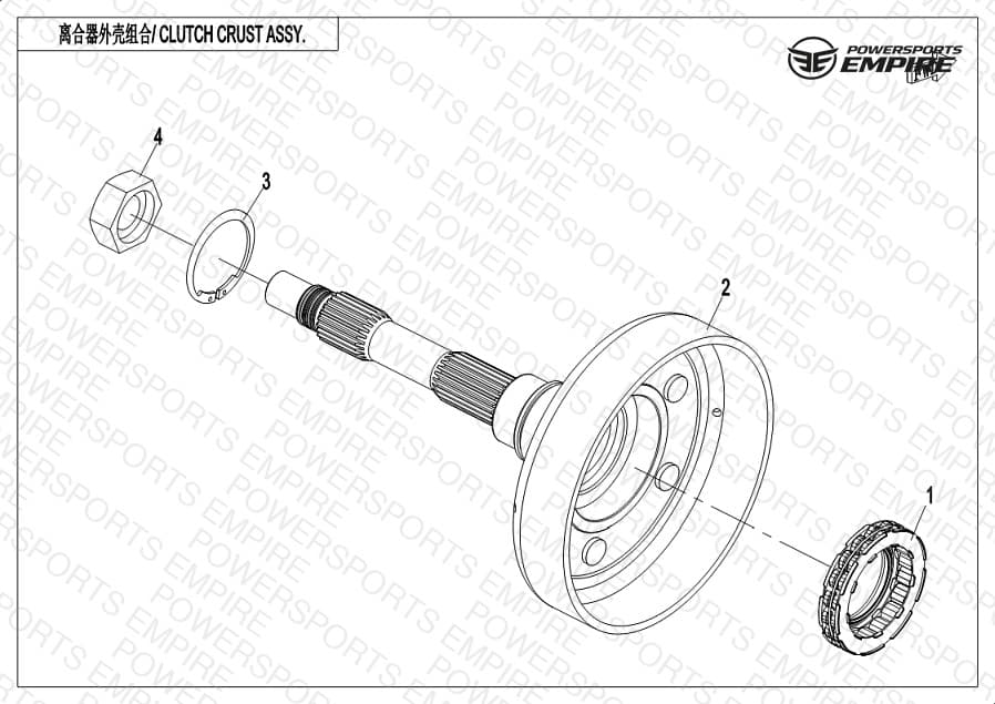 E05-3 — WET CLUTCH DRUM ASSY.