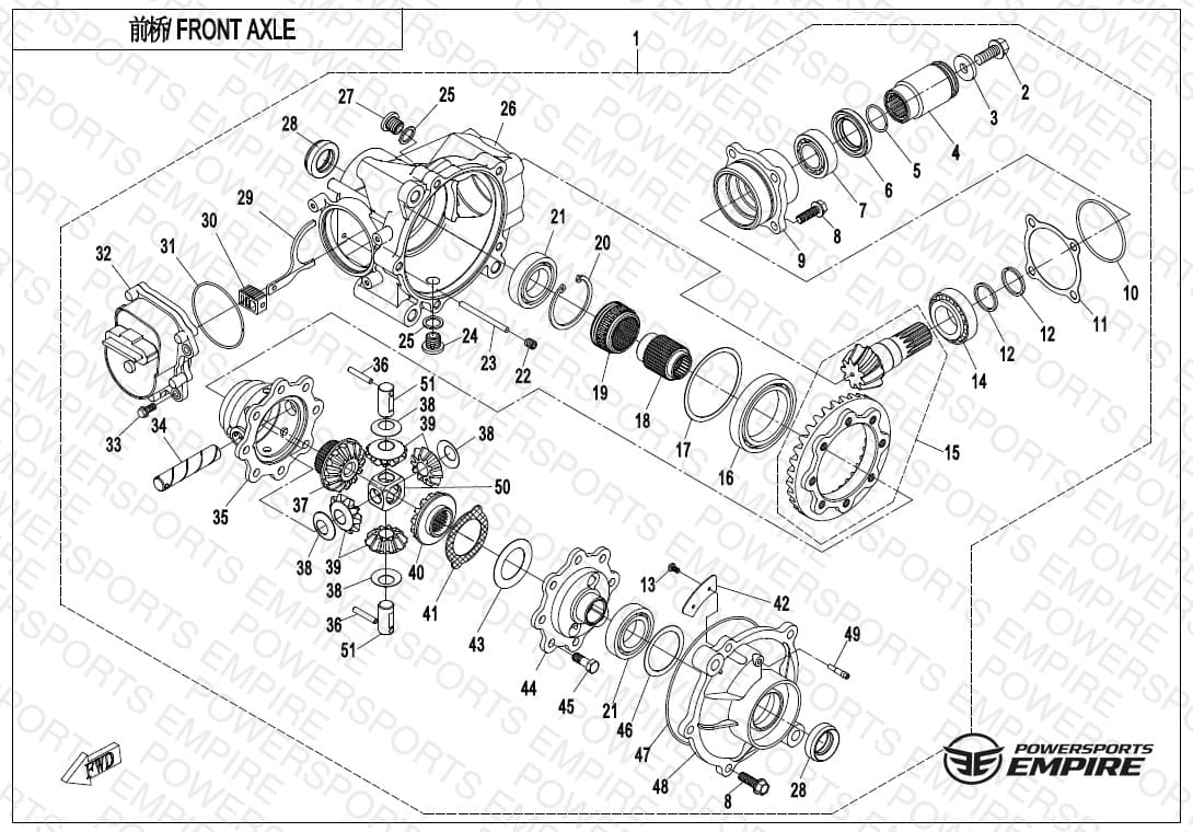 F31-V2 — FRONT AXLE