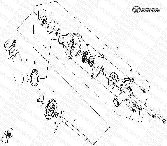 E16 — WATER PUMP