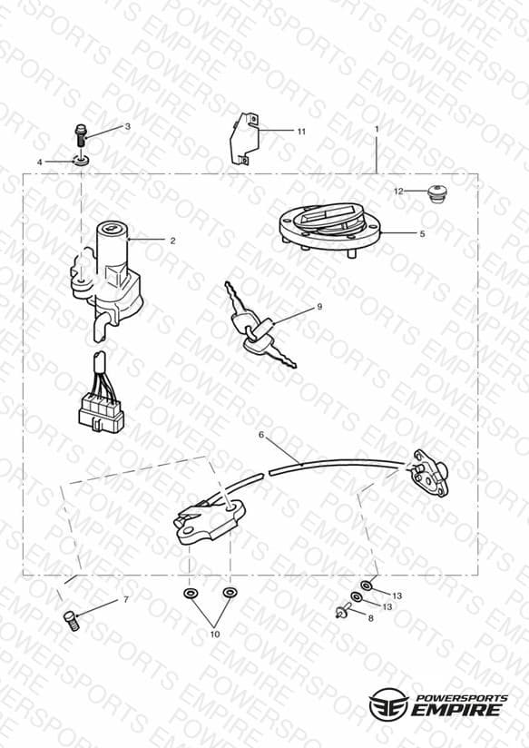 Ignition Switch & Lock Set