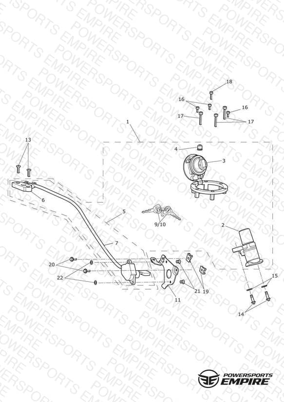 Ignition Switch & Lock Set