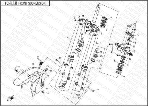 F05 — FRONT SUSPENSION