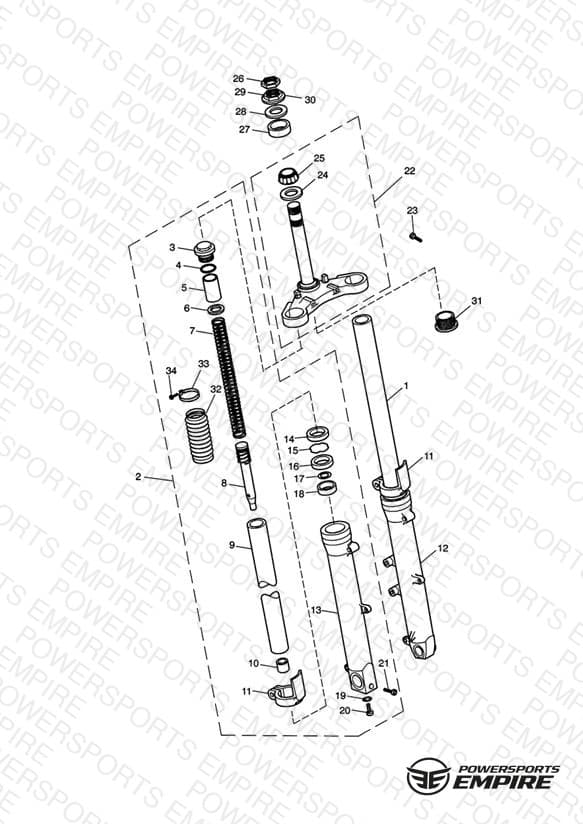 Front Forks & Lower Yoke