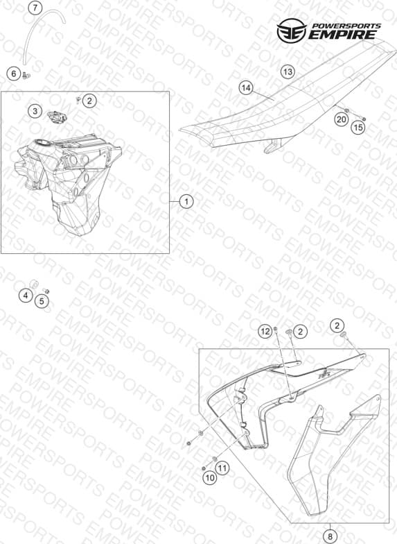 TANK, SEAT