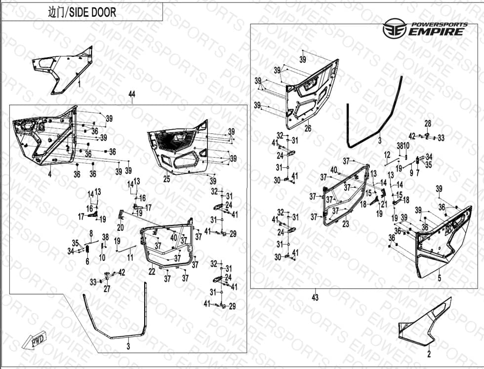 F37 — SIDE DOORS