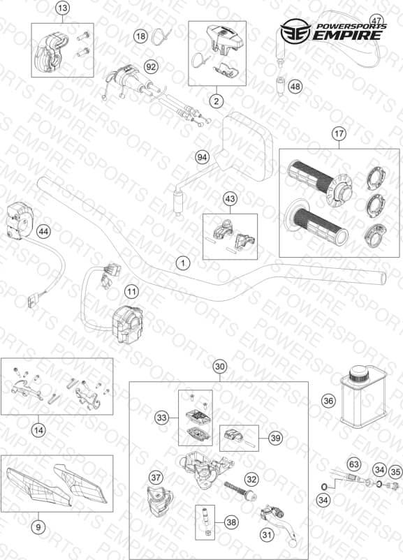 HANDLEBAR, CONTROLS