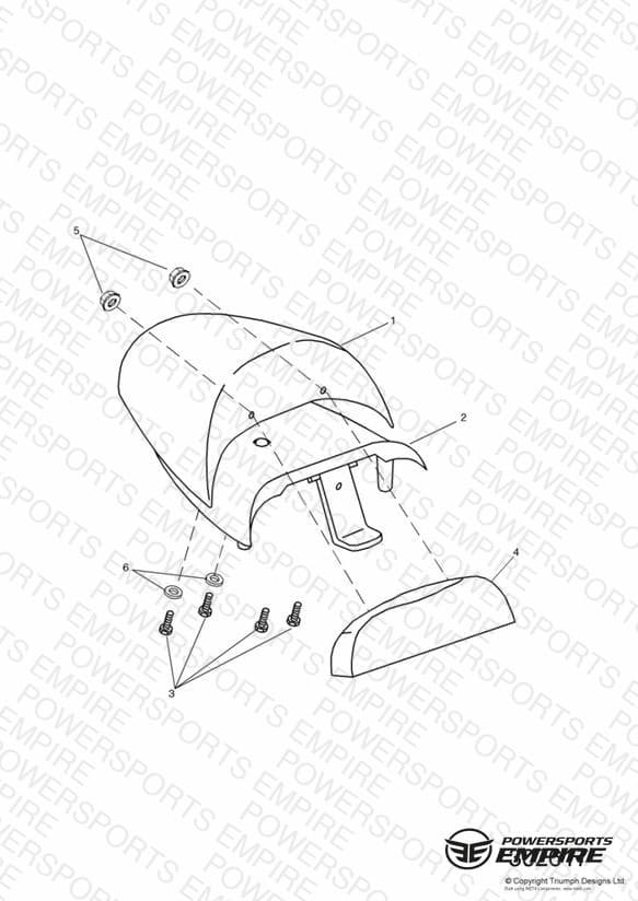 Seat Cowl DE,ES,FR,IT,JP,NL,NZ,SE,UK & US 49 States 186151 »