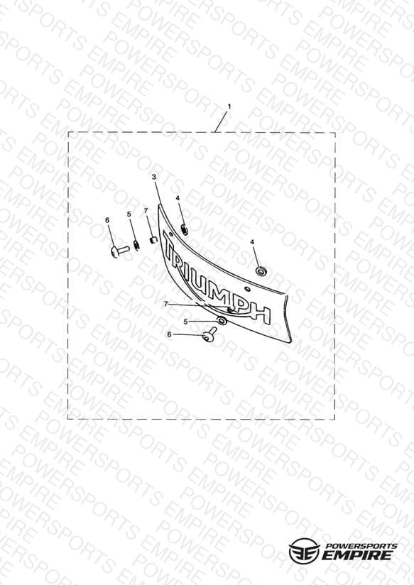 Tank Badge Kit, Clear