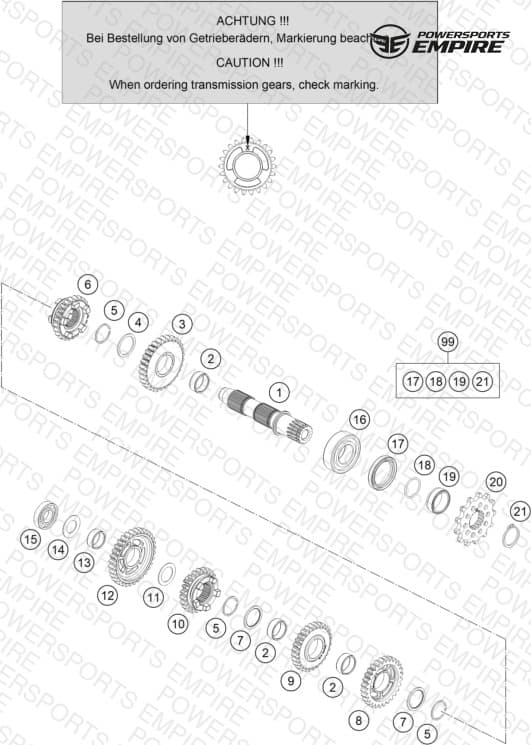 TRANSMISSION II - COUNTERSHAFT