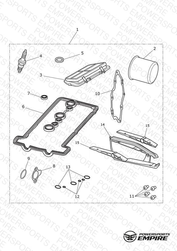 Engine Service Kit - 745921 > All Expt BR & IN & - 946794 > BR & IN Only