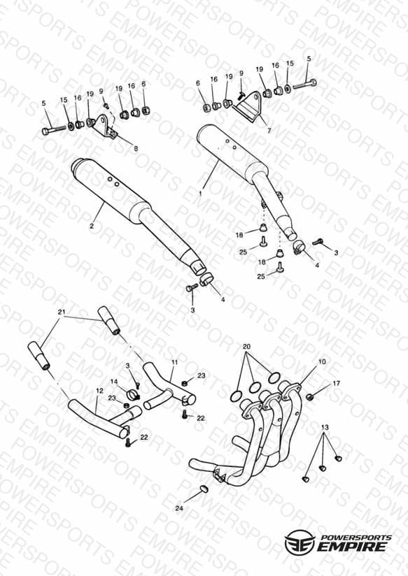 3 Cylinder Exhaust System