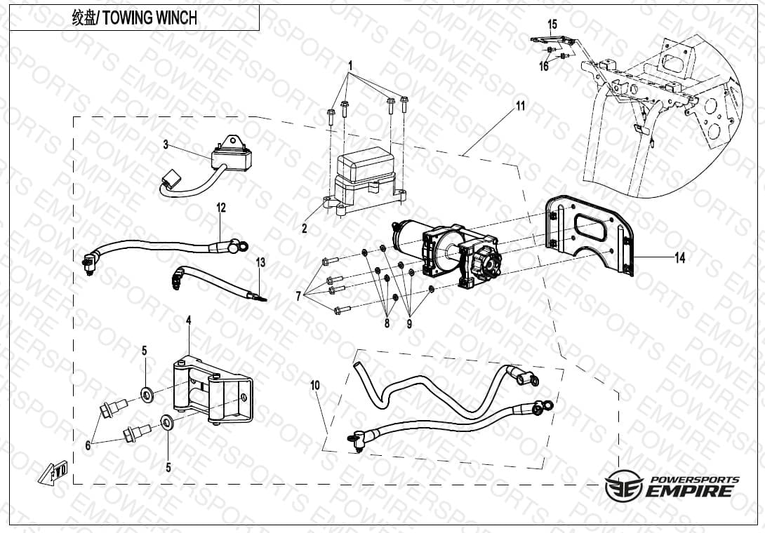 F15-2-A-V4 — TOWING WINCH(WIRE ROPE)