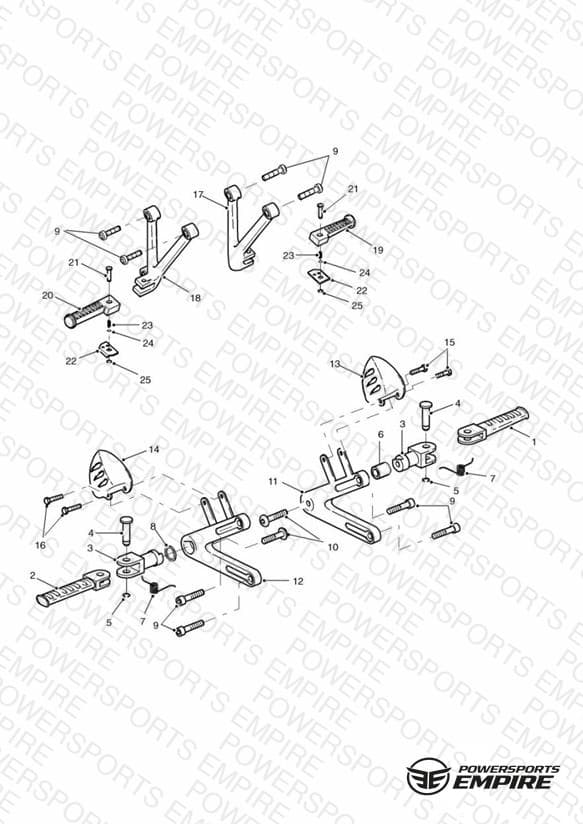 Footrests & Mountings