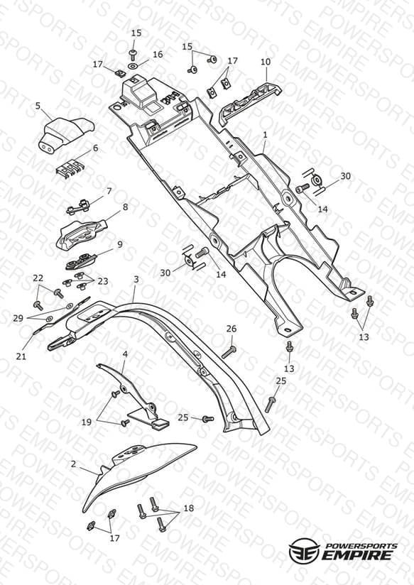 Rear Mudguard