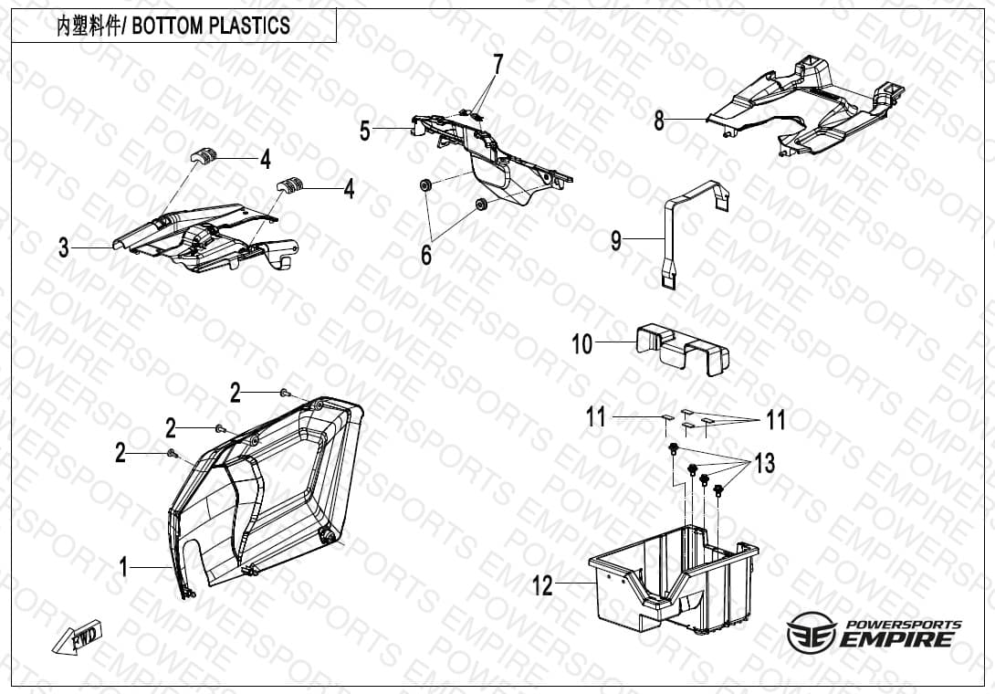 F04-8 — BOTTOM PLASTICS