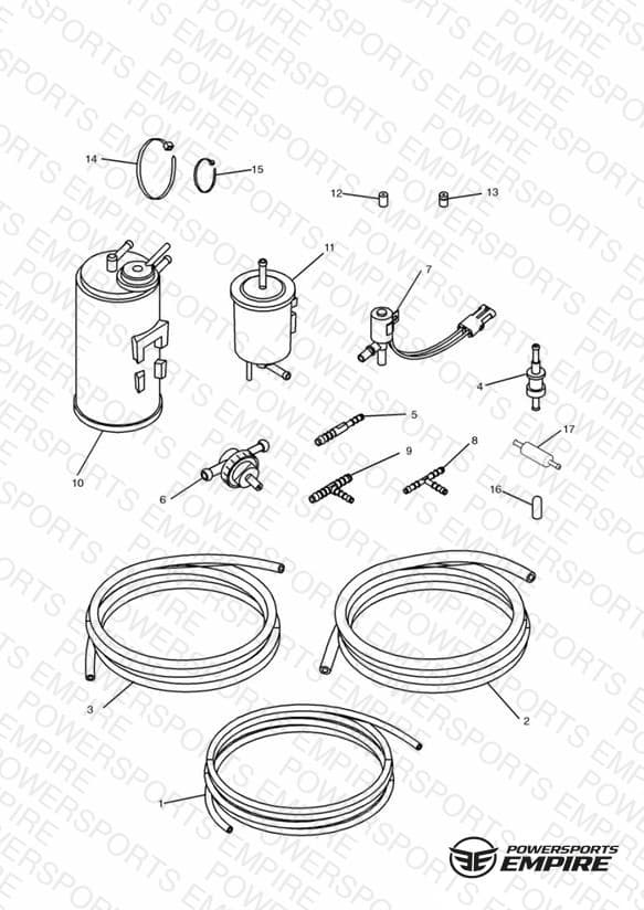 Evaporative Loss Equipment 4 Cyl (US California Models Only)
