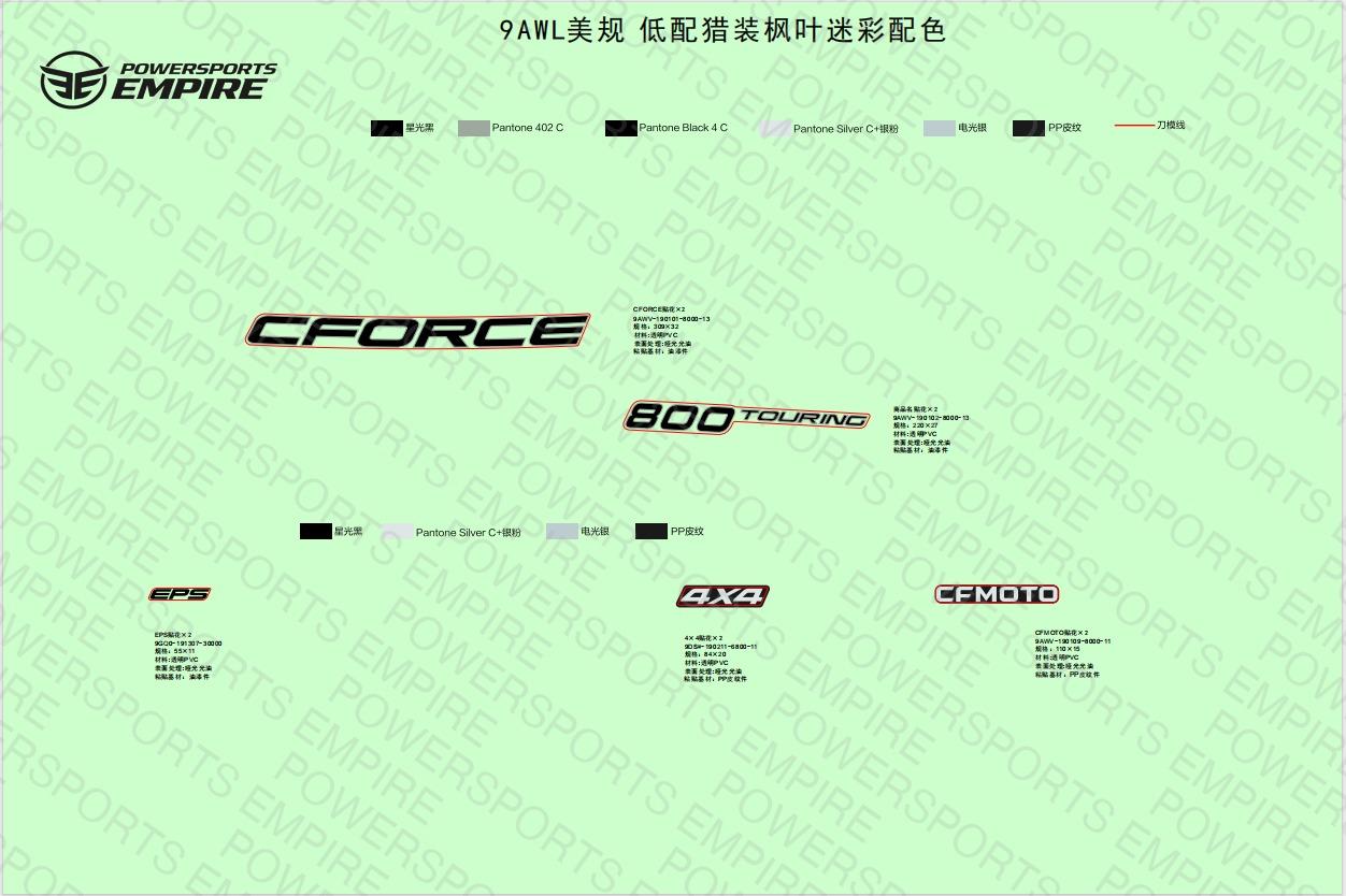 F19-1-D — DECAL,TRUE TIMBER CAMO