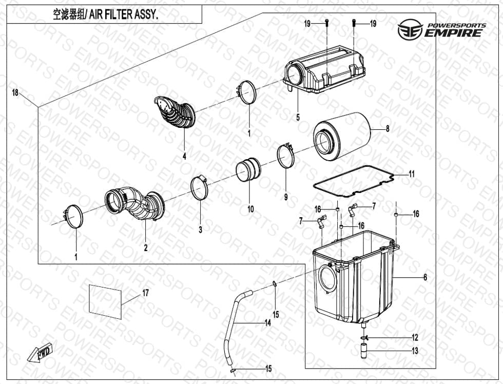 F41 — AIR FILTER ASSY.