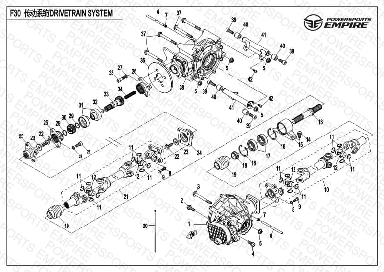F30-A — DRIVETRAIN SYSTEM - Early 2018