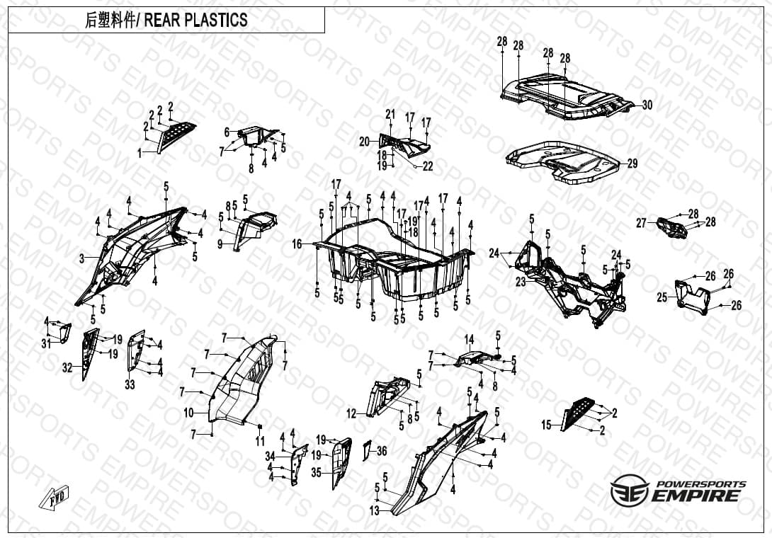 F04-5 — REAR PLASTICS