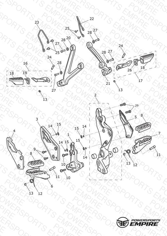 Footrests & Mountings