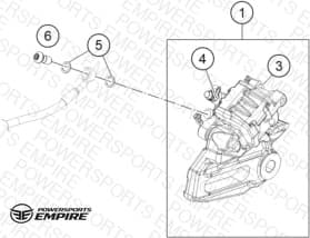 REAR BRAKE CALIPER