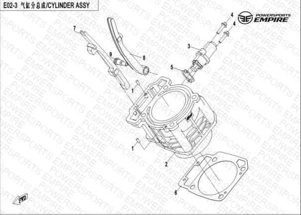 E02-3 — CYLINDER ASSY