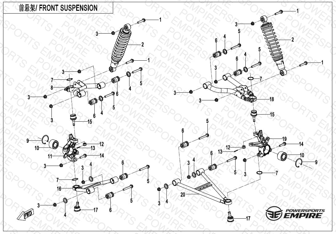F05 — FRONT SUSPENSION