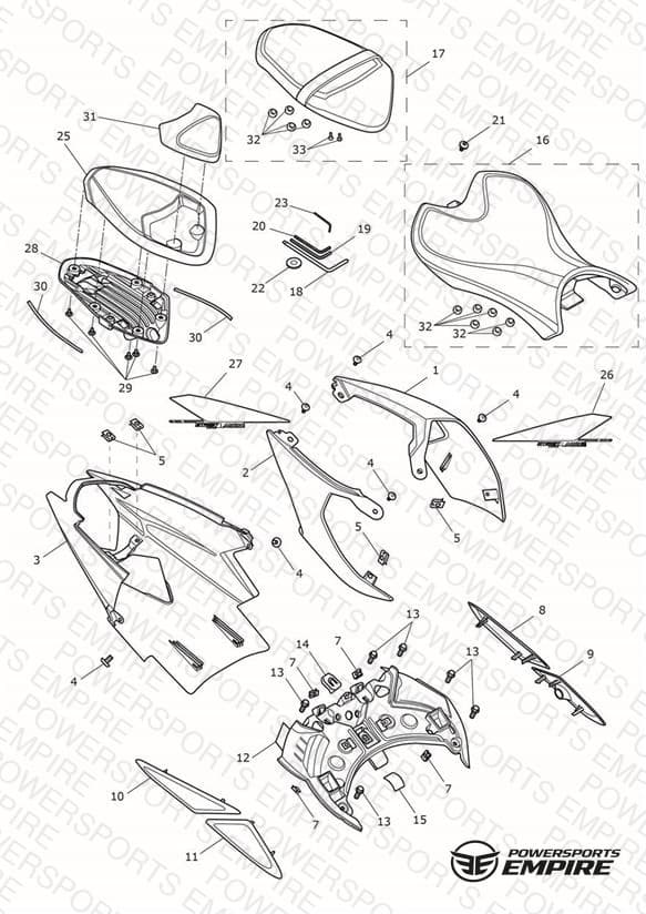 Rear Bodywork & Seat