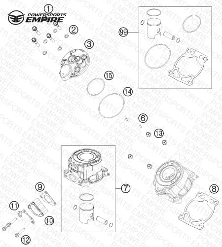 CYLINDER, CYLINDER HEAD